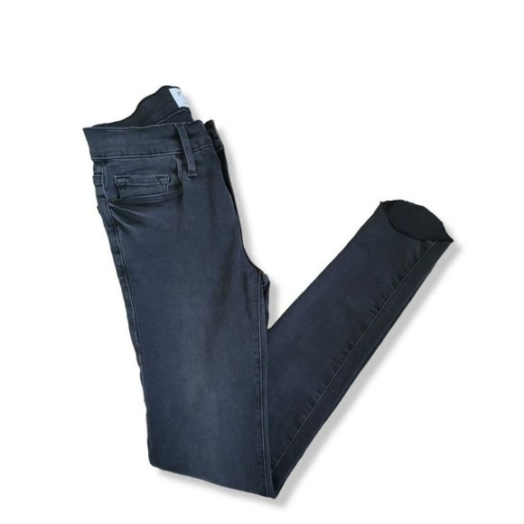 FRAME Le Skinny De Jeanne Ankle Jeans Taw Hem In Delmar Wash Size 24 - Picture 7 of 12
